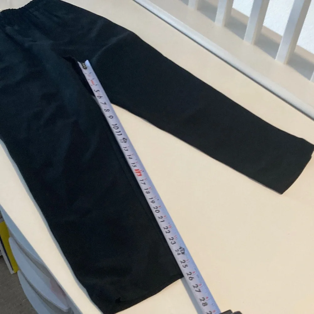 NWT Sezane Ross Pants Black Pull On Trousers size US 4/FR 36